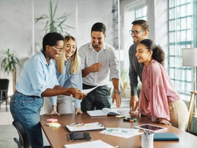 Business people having a meeting in the office. Teamwork and success concept Business people having a meeting in the office. Teamwork and success concept